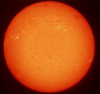 Solar Disc in Ha